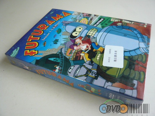 Futurama Season 1-5 & Movie DVD Boxset English Version