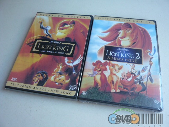 Lion King 1+2 DVD Boxset English Version